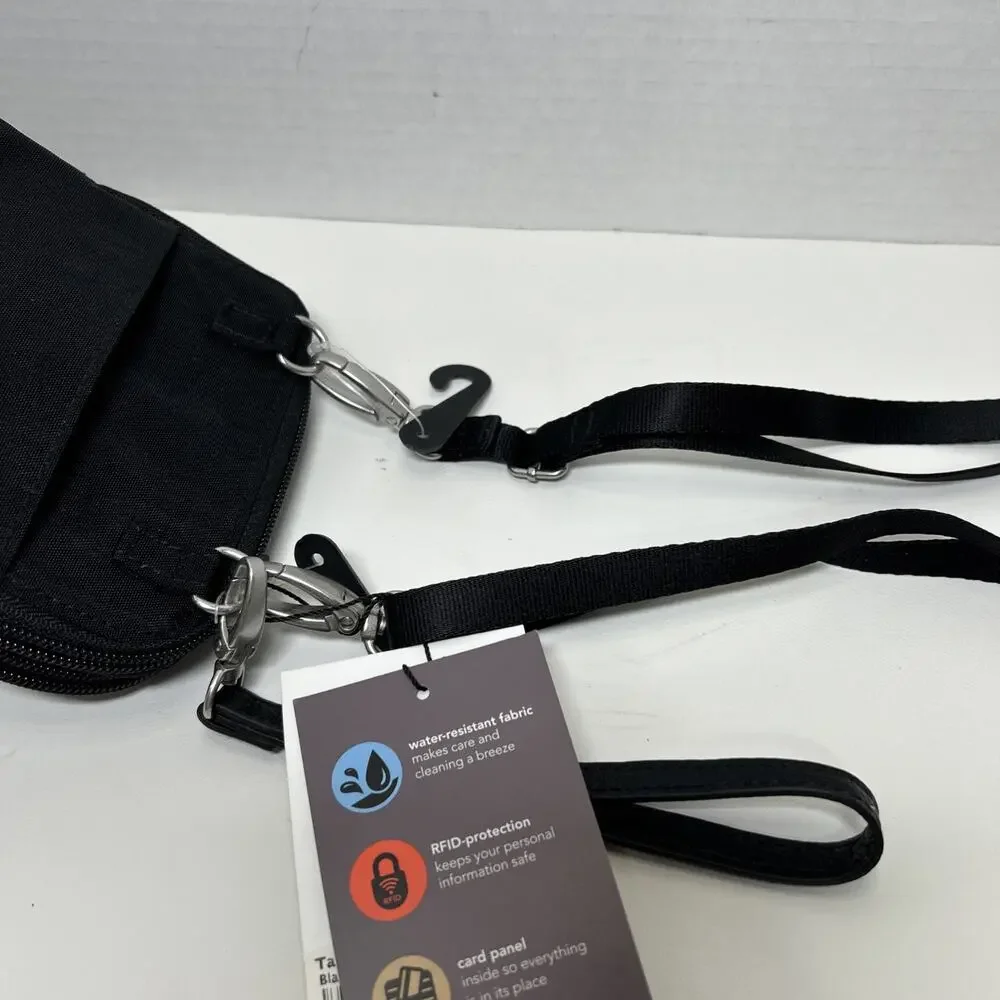 Baggallini Take Two Large RFID Bryant Crossbody - Black